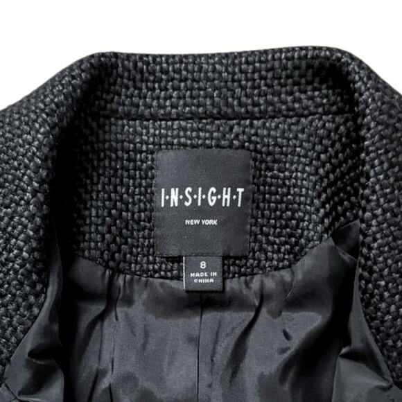 Insight Black Jacket Blazer | Size 8 - Picture 6 of 6